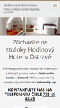 Mobile Screenshot of hodinovy-hotel-ostrava.com